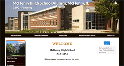 Desktop Screenshot of mchenryalumni.com